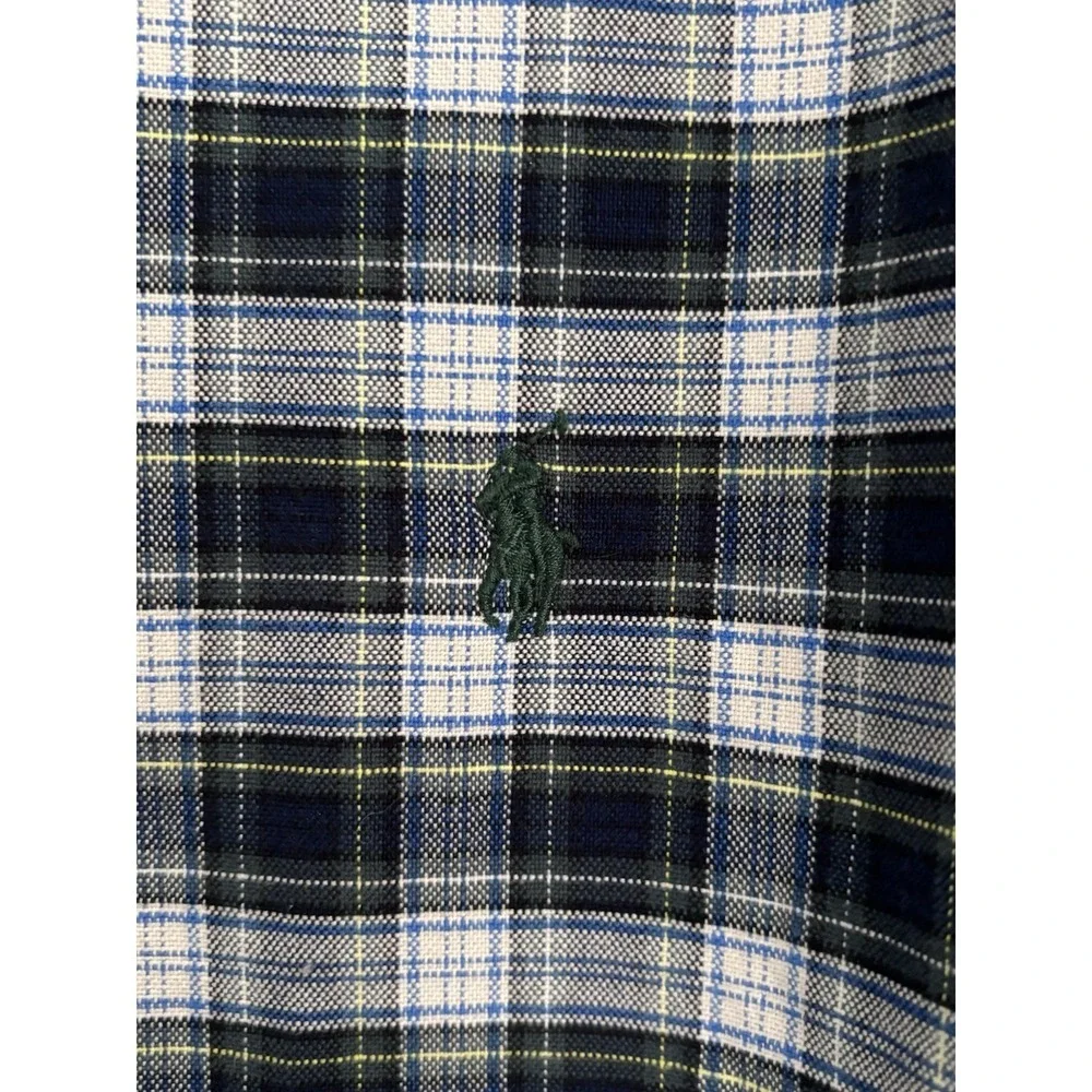Ralph Lauren Mens XL Plaid Shirt Classic Fit Button Front‎ Long Sleeve Casual